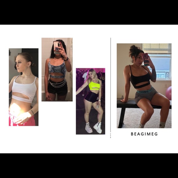 COPY - Sexy Slim Fit Spaghetti Strap Cut Out Crop Top - Picture 8 of 8